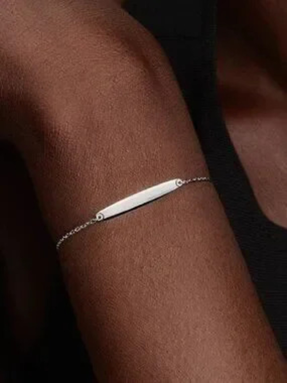 Pandora Engravable Bar Chain Bracelet